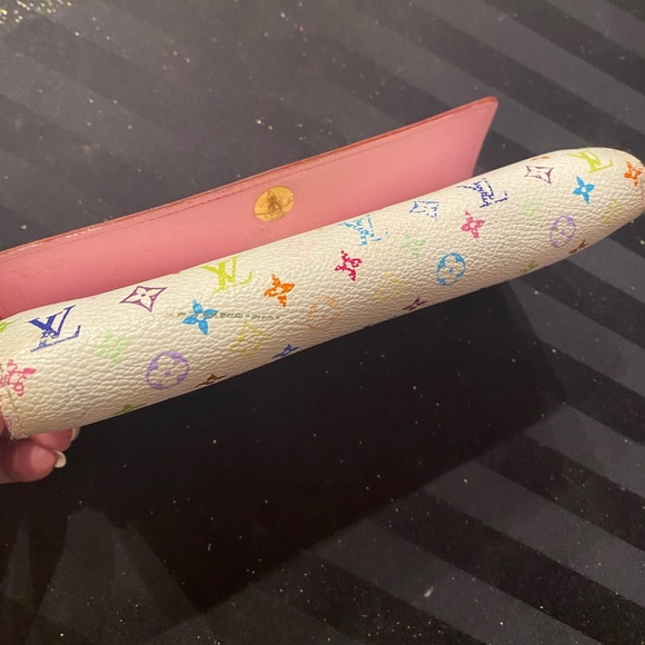 LOUIS VUITTON Takashi Murakami Multicolor Sarah Wallet - Picture 7 of 17